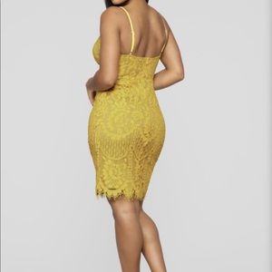 Yellow Lace Dress